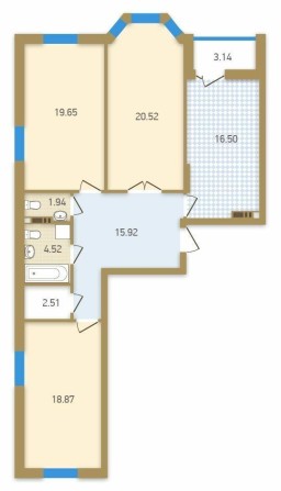 Без% 3к квартира ЖК Поділ Град вул. Дегтярна 22а, з документами - фото 1