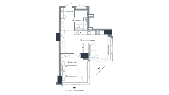 Продаж квартири, від забудовника, без %, А136 Highlight Tower, з ремонтом - фото 1
