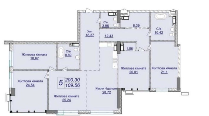 Продаж видової та просторої 5-кімнатної квартири 200 м² у ЖК Новопечерські Липки — вул. Андрія Верхо - фото 1