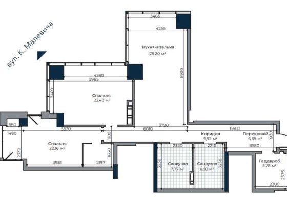 Продаж квартири 114,8 м2 в А136 Highlight Tower, без комісії, від забудовника