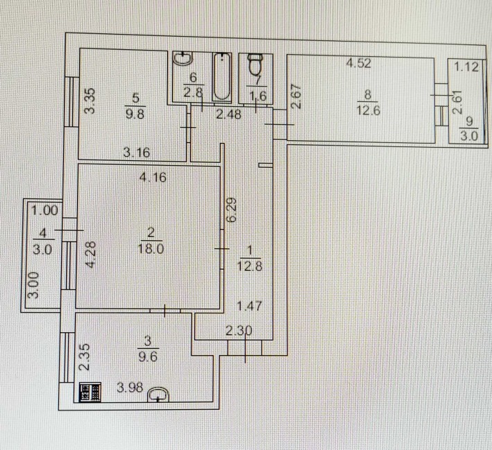 продам Квартиру 3-х кімнатну - фото 1