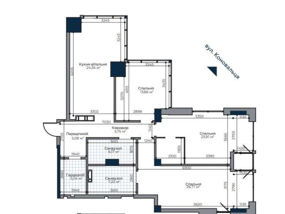 Продаж квартири 122,2м2 від забудовника, A136 Highlight Tower, без %