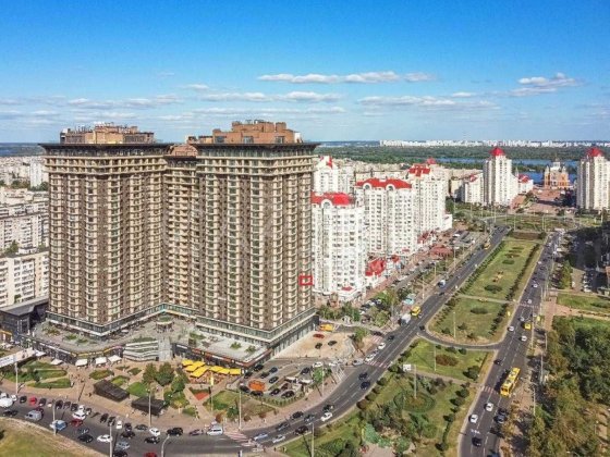 Продаж Видова 4к квартира Obolon Residences 135 м²  метро Мінська преміум ЖК парк Наталка Набережна Київ