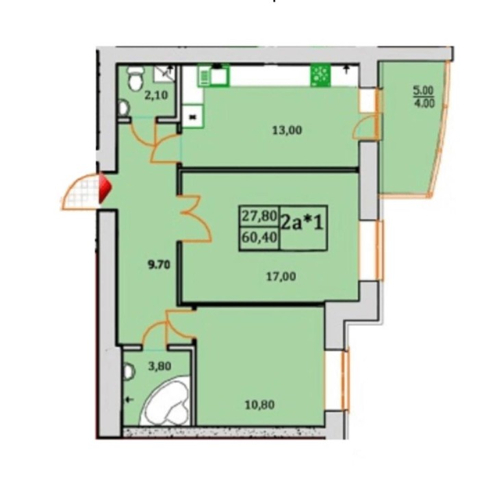Продам 2к квартиру в Бучі - фото 1