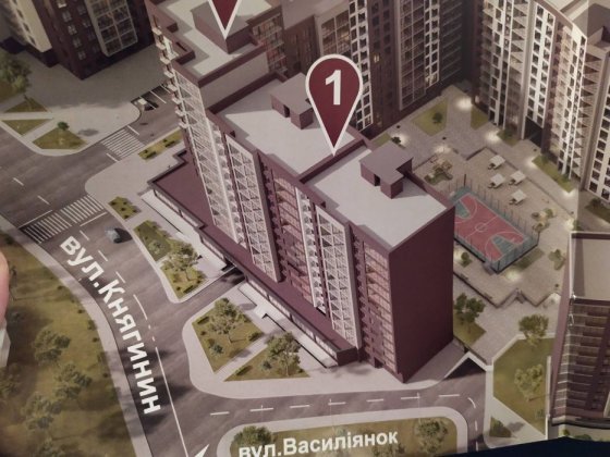 Велика! 2к 73,3м., кухня-вітальня, ЦЕНТР, КНЯГИНИН Ивано-Франковск