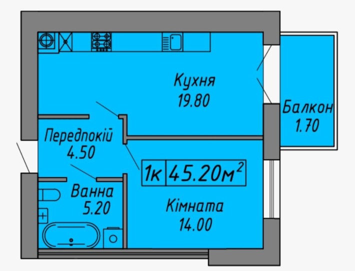 ЖК Скандинавія,продаж 1к квартири 1черга - фото 1
