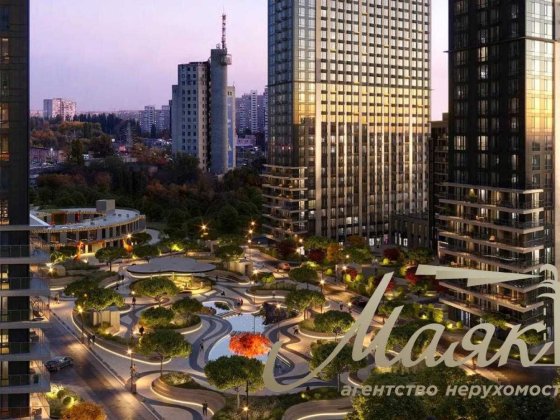 Без % Продаж однокімнатної квартири 52,76 м2 на безпечному 2 поверсі в ЖК Метрополіс Теремки Іподром