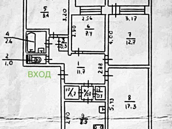 Продам! Центр - 4х ком. "чешка", 96 кв-л, Рокоссовского, Гагарина !!! Кривой Рог