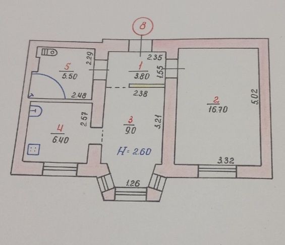 Продаж 2кімн.квартири  Шимановського Гданцівка - фото 1