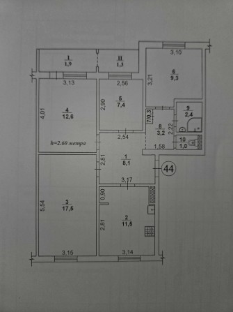 Продаж 4х кімнатної квартири в центрі міста по вул.Вахи Арсанова ,11 - фото 1