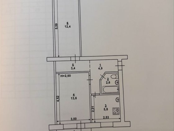 Продаж 2-х кімнатноі квартири Кривий Ріг