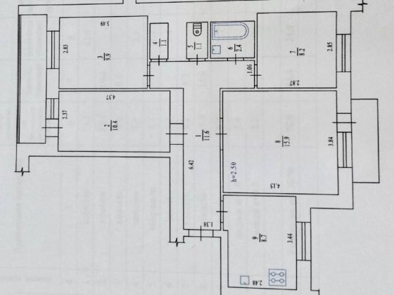 Простора 4 кімнатна квартира 77 м, 4/9 Полтава