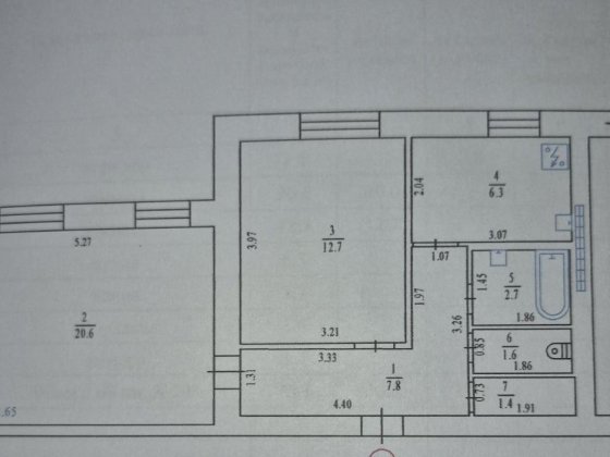 Продам 2х кімнатну ( р-н Поділ) Полтава