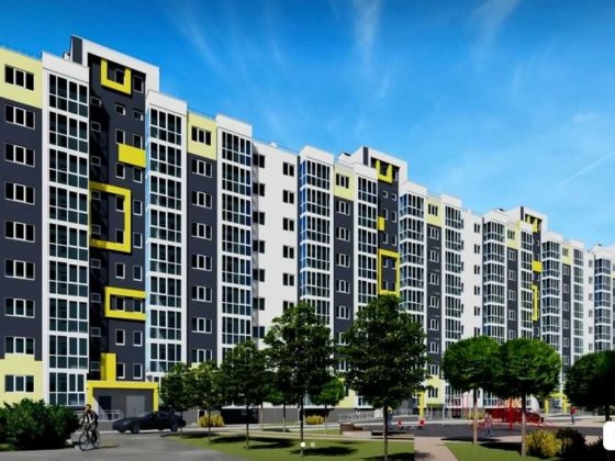 1-но кімнатна квартира ЖК Пелюстковий 41м2 Вікна у двір Полтава