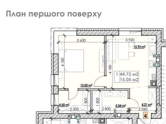 Квартра в новбудові, масив Гаромнія Ровно
