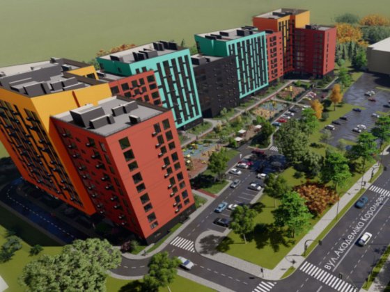 Продаж 1к квартири, 43 кв.м, ЖК Кольоровий