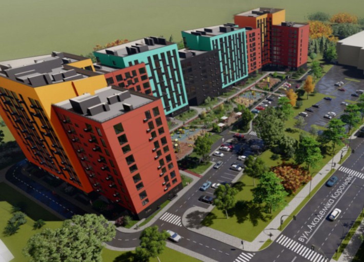 Продаж 1к квартири, 43 кв.м, ЖК Кольоровий - фото 1