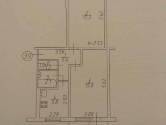 2 кім. квартира в районі ринок Нива. ул. Всіхсвятськая Чернигов
