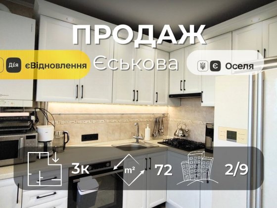 Стрілецька набережна /3-кімнатна 72 м² /Ремонт/ Автономка/SZ Чернигов