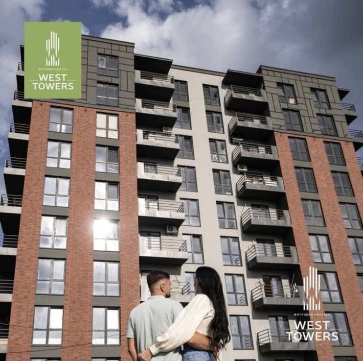 Продаж 1 кімнатної квартири в ЖК West Towers 35м2 - фото 1