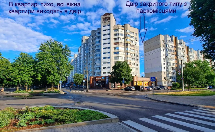 2-х кім. кв. Тихий Центр 65м2 Б. Шевченка 352. Всі вікна в двір. Двір закритого типу - фото 1