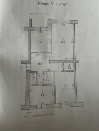 3 кімнатна квартира "ЧЕШКА " в зеленій зоні - фото 1