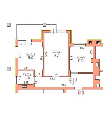 Панорамна 2 кімнатна квартира в зданій НОВОБУДОВІ - фото 1