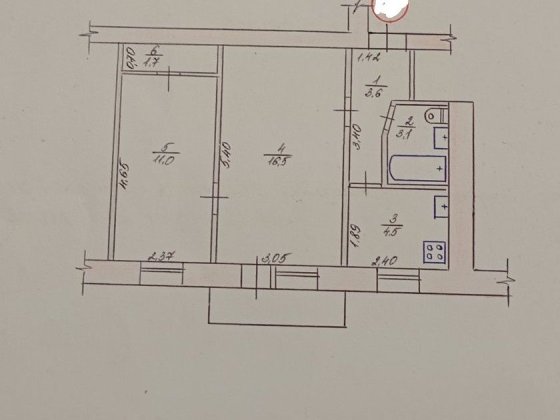 Продам 2х кімнатну квартиру,Центр Житомир