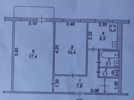Продаж 2 кімн квартири в ЦЕНТРІ Житомир