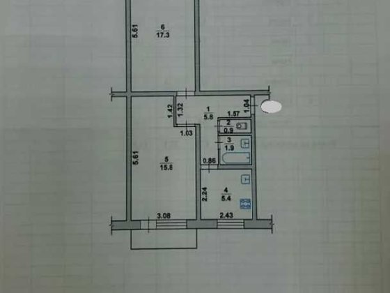 ТЕРМІНОВО Продаж 2 кім. квартири  у Центрі Житомир