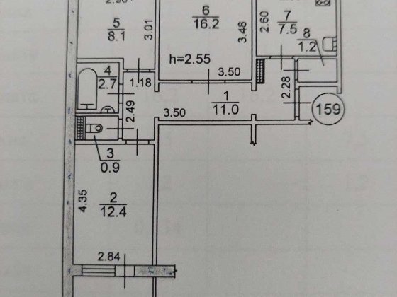 3-к Квартира в Хортицькому районі, вул. Лахтінська. Без комісії. Запоріжжя