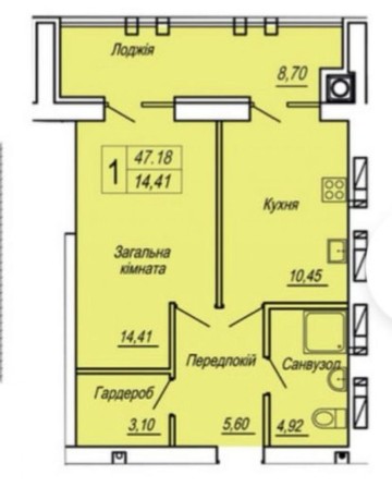 Продаж 1 кімнатної квартири - фото 1