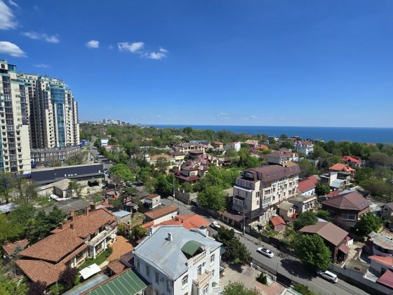 1-комнатная без комиссии Посейдон, вид моря. Переуступка Одеса