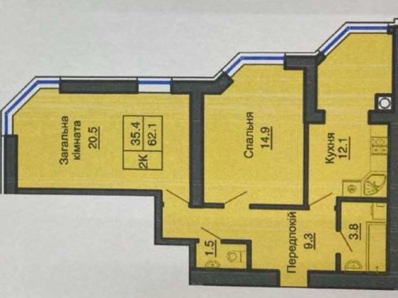 Продам 2К квартиру в новобудові ЖК «Софія Резиденс». Будинок ЗДАНИЙ, з документами та ключами Софіївська Борщагівка