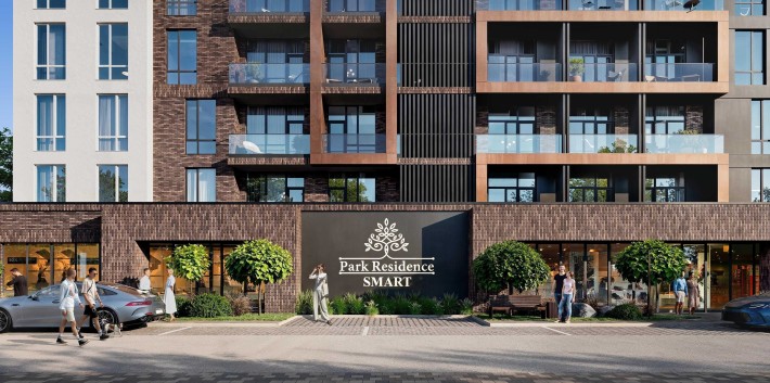 Смарт апаратменти від ЖК Park Residence Smart 1но-кімнатні 28.7 м.кв - фото 1