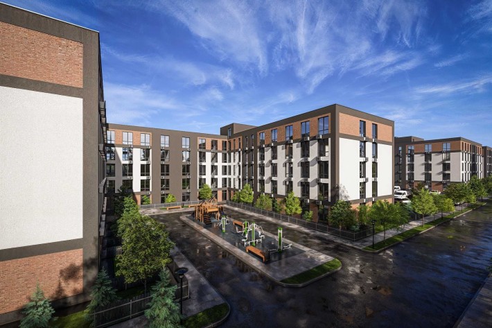 1к Квартира Студія, Газ, Ліфт 23.67м2 - фото 1