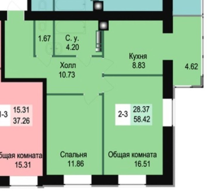 Двокімнатна продаж в ЖК Софіївська Сфера ціна під ключ - фото 1