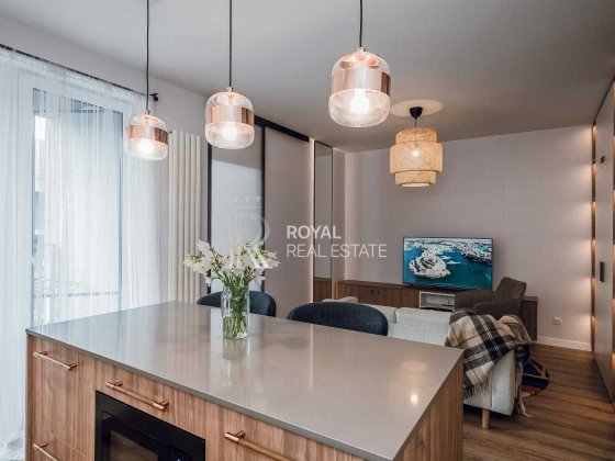 Оренда Квартира 40 м² 1 Кімната Київ ЖК 044 Поділ Новий Ремонт Гардеробна Балкон Робоче Місце Паркін Киев