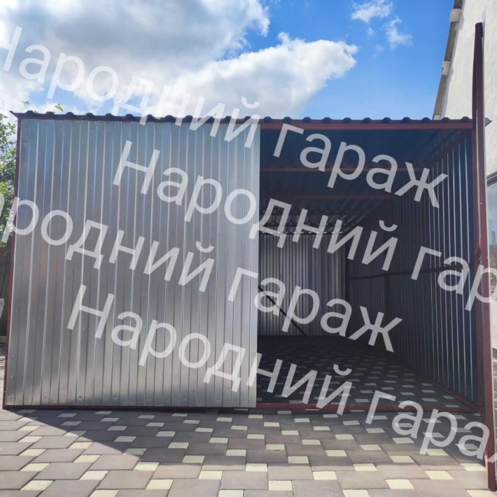Гараж розбірний оцинкований - фото 1