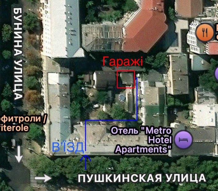 Гаражі у центрі Одеси на вул. Італійська (Пушкінська), 14 - фото 1