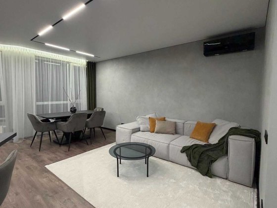 Стильна квартира 70 м² з великою кухнею-вітальнею у ЖК Greenville Park Львів