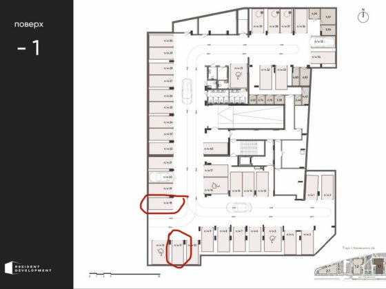 Продаж паркомісця у ЖК Five Address по вул. Раковського Львів