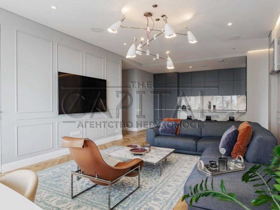 Оренда дизайнерської 4-кімнатної квртири/ 130 м2/ ЖК Skyline Residence/ ГЕНЕРАТОР /Скайлайн/ Печерсь Киев