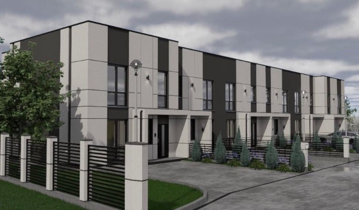 Продаж таунхаусів | Гостомель | 82–104 м² | Центральні комунікації Етап будівництва - фото 1