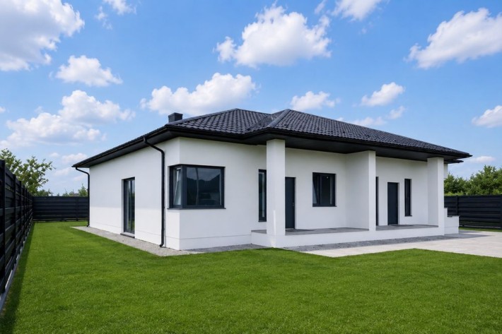 Продаж дуплексу на ділянці 5 сот. поряд з ТЦ «Баобаб» с. Рованці - фото 1