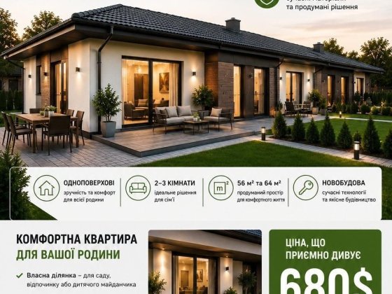 Квартири в дуплексах Струмовка