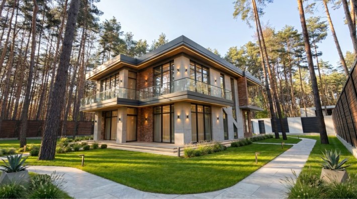 Продаж будинку, 220 м2, поруч ліс, закрита територія, Блиставиця. - фото 1