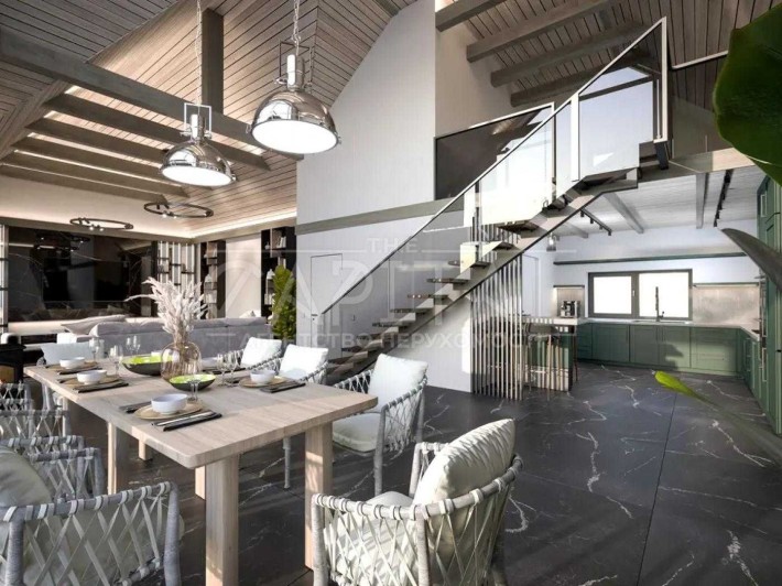 Продаж Будинку в стилі Barnhouse 130м2, 6 соток, з басейном та системою «розумний дім», Мала Олексан - фото 1