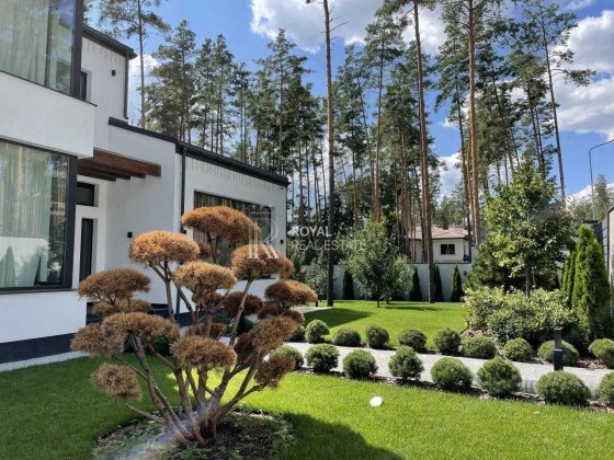 Продаж Елітного Будинку 350 м2 40 соток в сосновому лісі з виходом до озера Мощун Бучанський район К Мощун