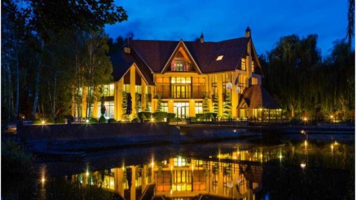 Продаж ексклюзивна резеденція з власним озером 1000м2, вул. Лісова, Романків, ділянка 1 гектар - фото 1